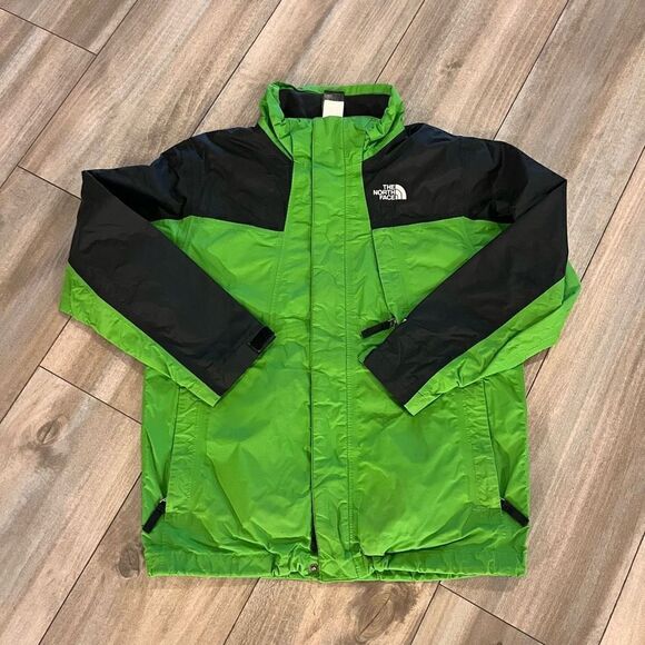 The North Face Green Athletic Rain Jacket Kids Medium‎ - Picture 1 of 4